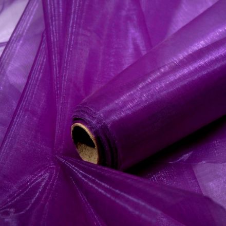 Galanterie: Dekorační organza fialová
