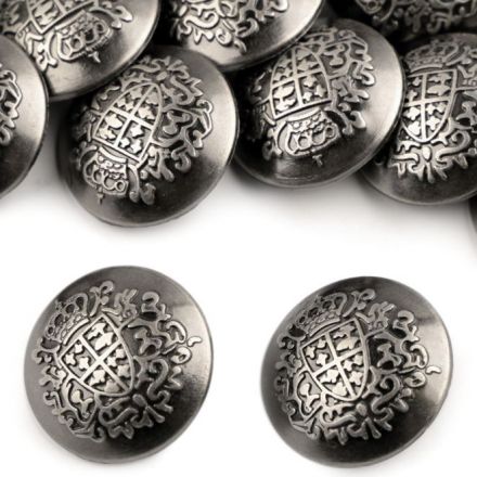 Galanterie: Knoflík kovový 23mm