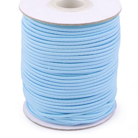 Galanterie: Kulatá pruženka 3 mm - sv. modrá