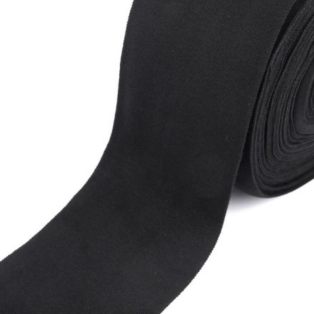 Galanterie: Elastický náplet šíře 11,5 cm (1m) - černá
