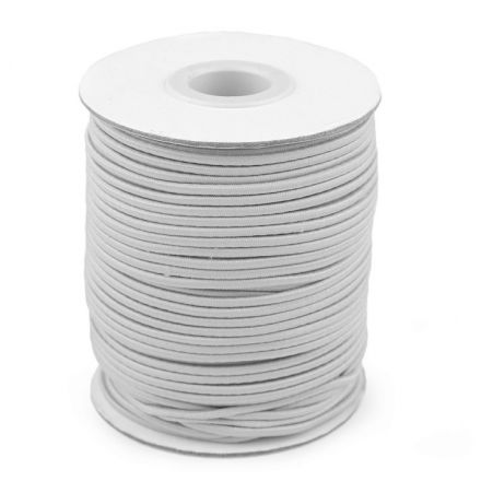 Galanterie: Kulatá pruženka 3 mm (1m) - sv. šedá