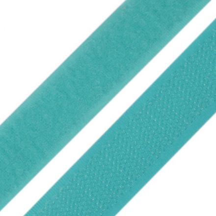 Galanterie: Suchý zip šíře 20 mm - tyrkysová