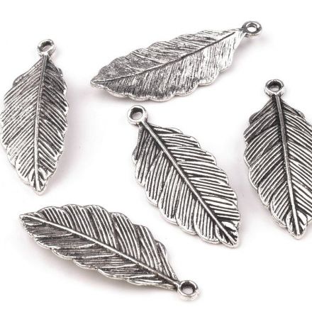 Galanterie: Přívěsek list 12x30 mm (1ks)