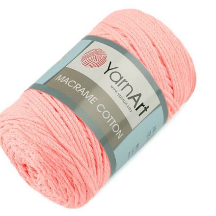 Galanterie: Pletací příze Macrame Cotton 250 g - pudrová
