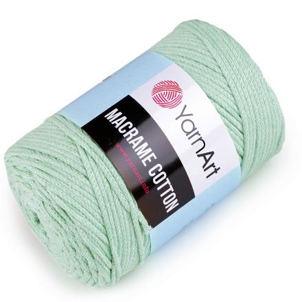 Galanterie: Pletací příze Macrame Cotton 250 g - mint