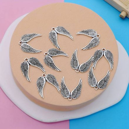 Galanterie: Ozdobný díl křídla 19x19 mm (1ks)