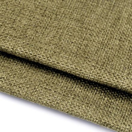 Metráž: Imitace juty podlepená vlizelínem - khaki