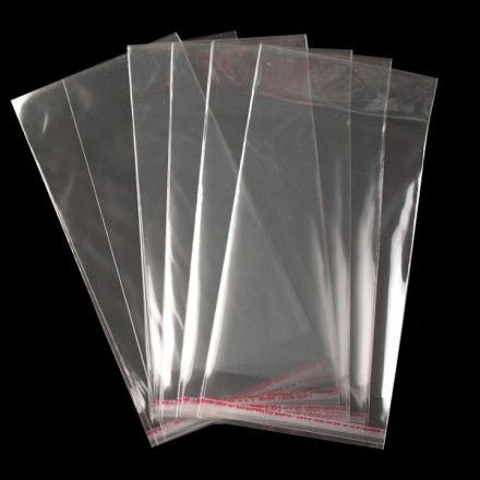 Galanterie: PP sáček s lepicí klopou 11x20 cm (25ks)
