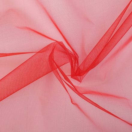 Metráž: Organza šíře 150 cm - červená