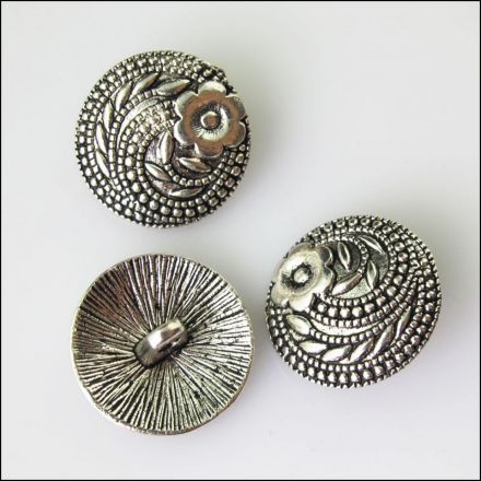 Galanterie: Knoflík kovový 17 mm (1ks)