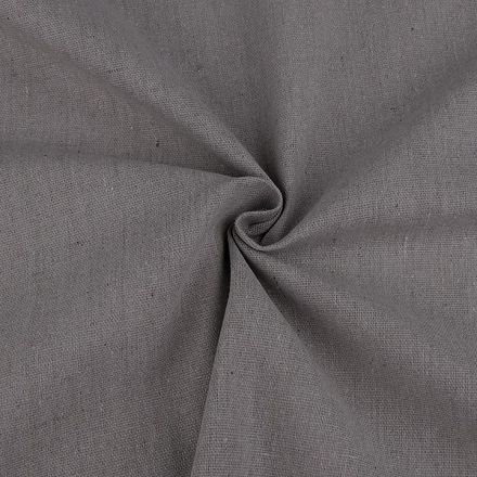 Metráž: Lněná látka šíře 150 cm - šedá