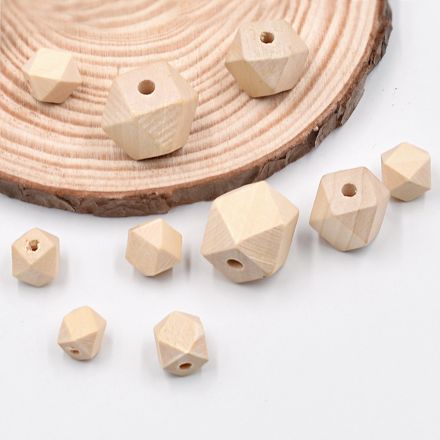Galanterie: Dřevěné korálky 12x12 mm (5ks)