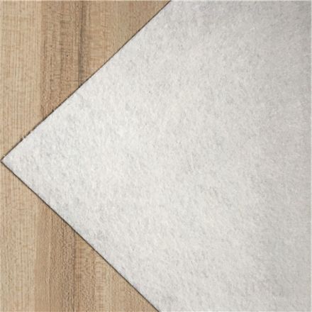 Galanterie: Látková dekorativní plsť / filc 20 x 30 cm (1ks) - bílá