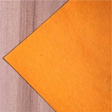 Galanterie: Látková dekorativní plsť / filc 20 x 30 cm (1ks) - oranžová reflexní