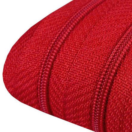 Galanterie: Zip spirálový šíře 3 mm (1m) - červená
