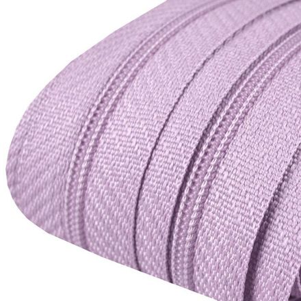 Galanterie: Zip spirálový šíře 3 mm (1m) - světle fialová