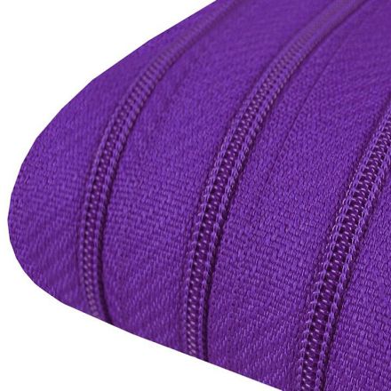 Galanterie: Zip spirálový šíře 3 mm (1m) - fialová