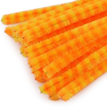 Galanterie: Modelovací drátky 6 mm (10ks) - oranžová neon