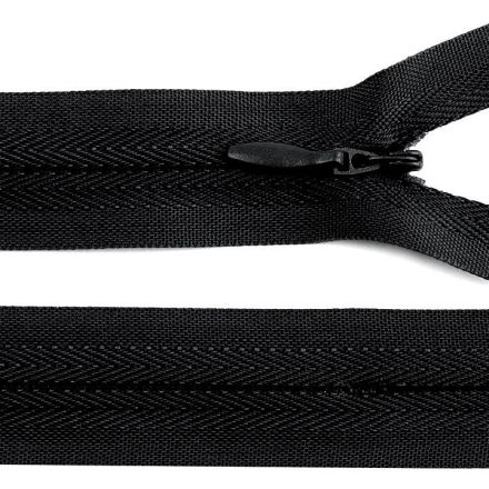 Galanterie: Skrytý zip nedělitelný délka 60 cm - černá