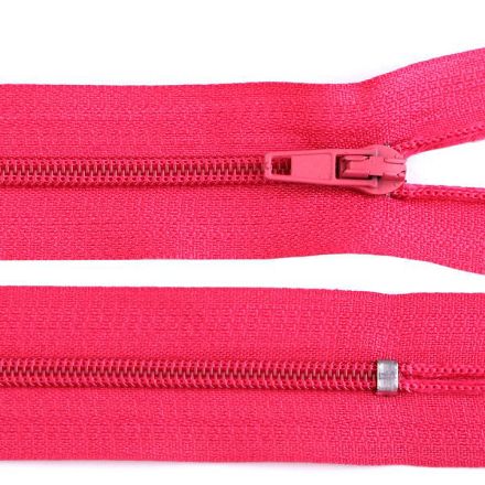 Galanterie: Spirálový zip délka 20 cm nedělitelný - malinová