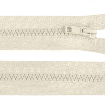 Galanterie: Zip kostěný dělitelný délka 35 cm - béžová