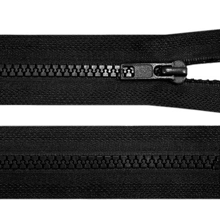 Galanterie: Zip kostěný dělitelný délka 35 cm - černá