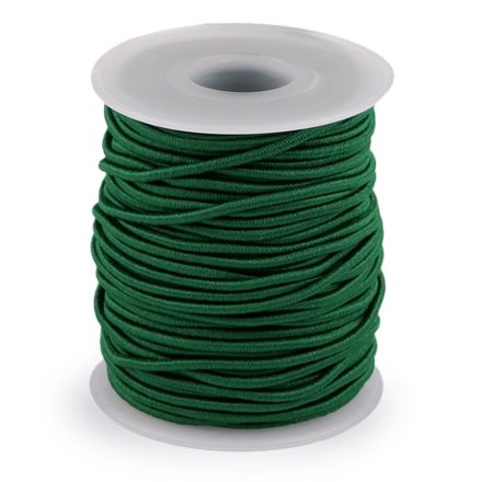 Galanterie: Kulatá pruženka 2 mm (1m) - zelená