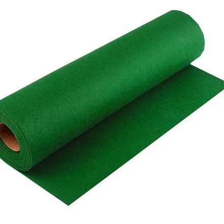 Galanterie: Filc / plsť tloušťka 2 mm (1m) - zelená irská