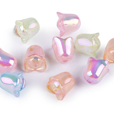 Galanterie: Plastové zvonečky 15x16 mm (10ks) 