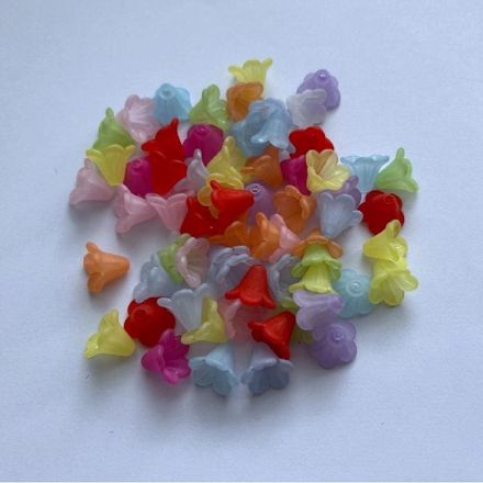 Galanterie: Plastové zvonečky 10x14 mm (25ks)