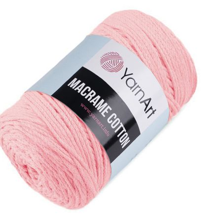 Galanterie: Pletací příze Macrame Cotton 250 g - růžová