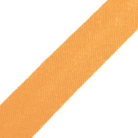 Galanterie: Šikmý bavlněný proužek šíře 14 mm (1m) - oranžová