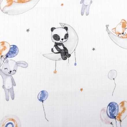 Metráž: ZBYTEK!!! Bavlněná plenkovina šíře 80 cm (90cm) 